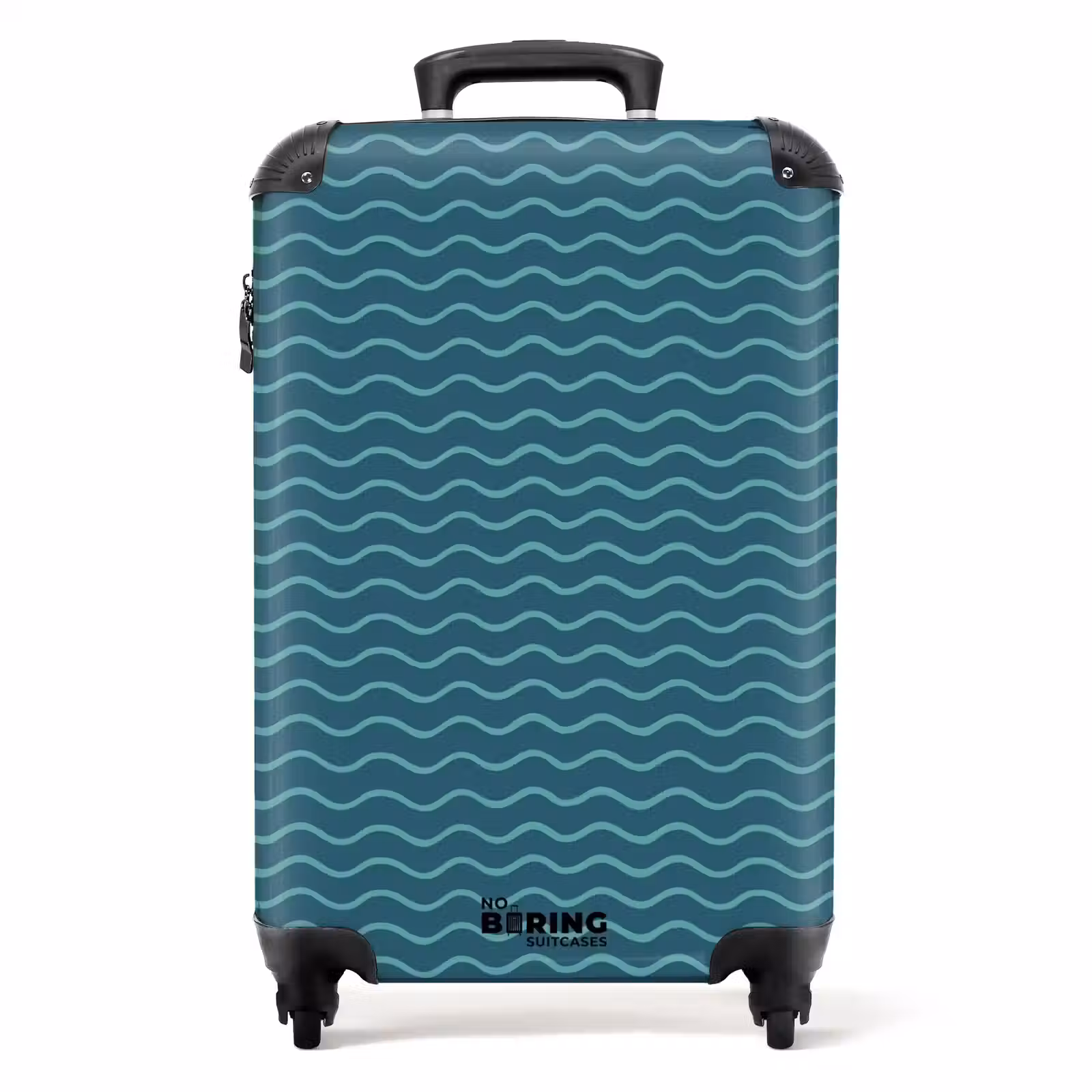 Suitcase - Sea pattern green blue — 1