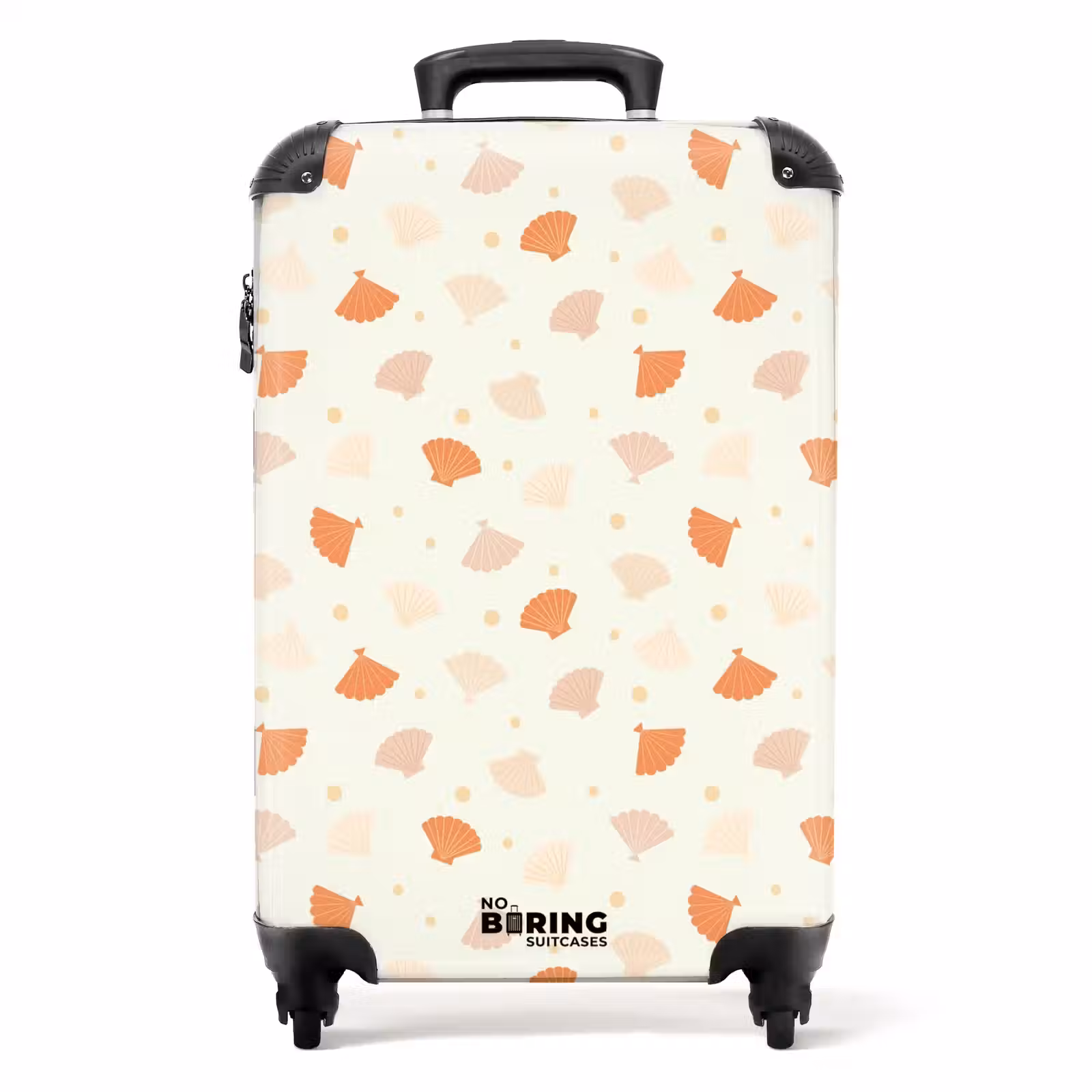 Suitcase - Shells pattern orange — 1