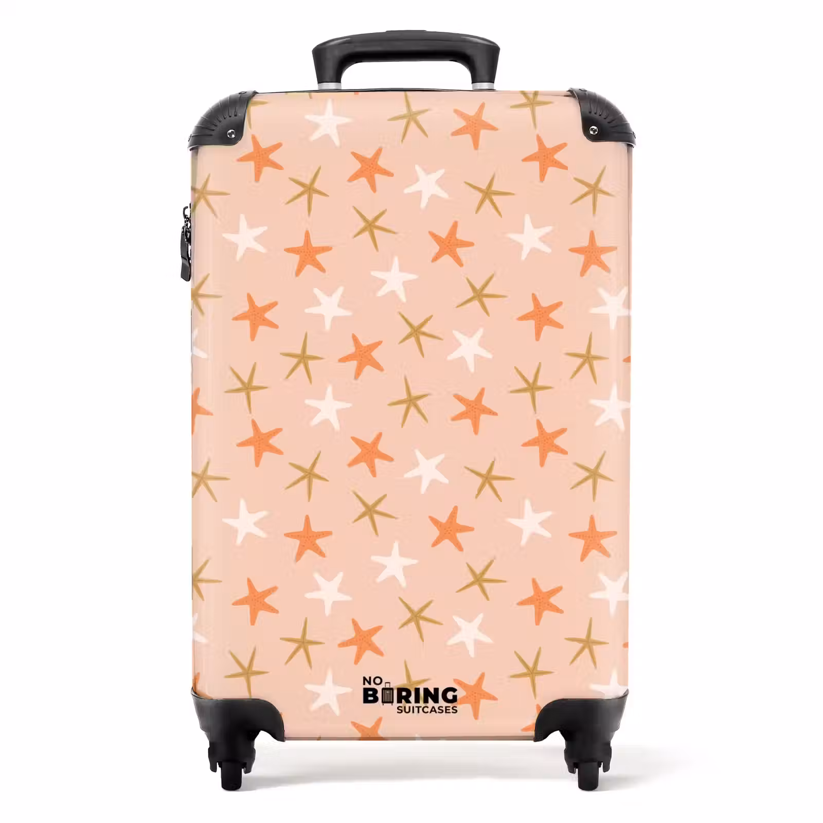 Suitcase - Starfish pattern pink — 1