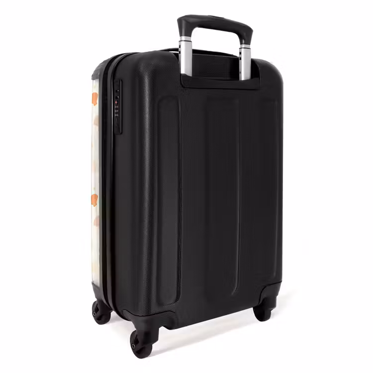 Suitcase - Shells pattern orange — 4