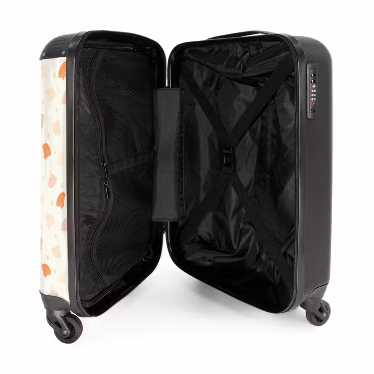 Suitcase - Shells pattern orange — 5