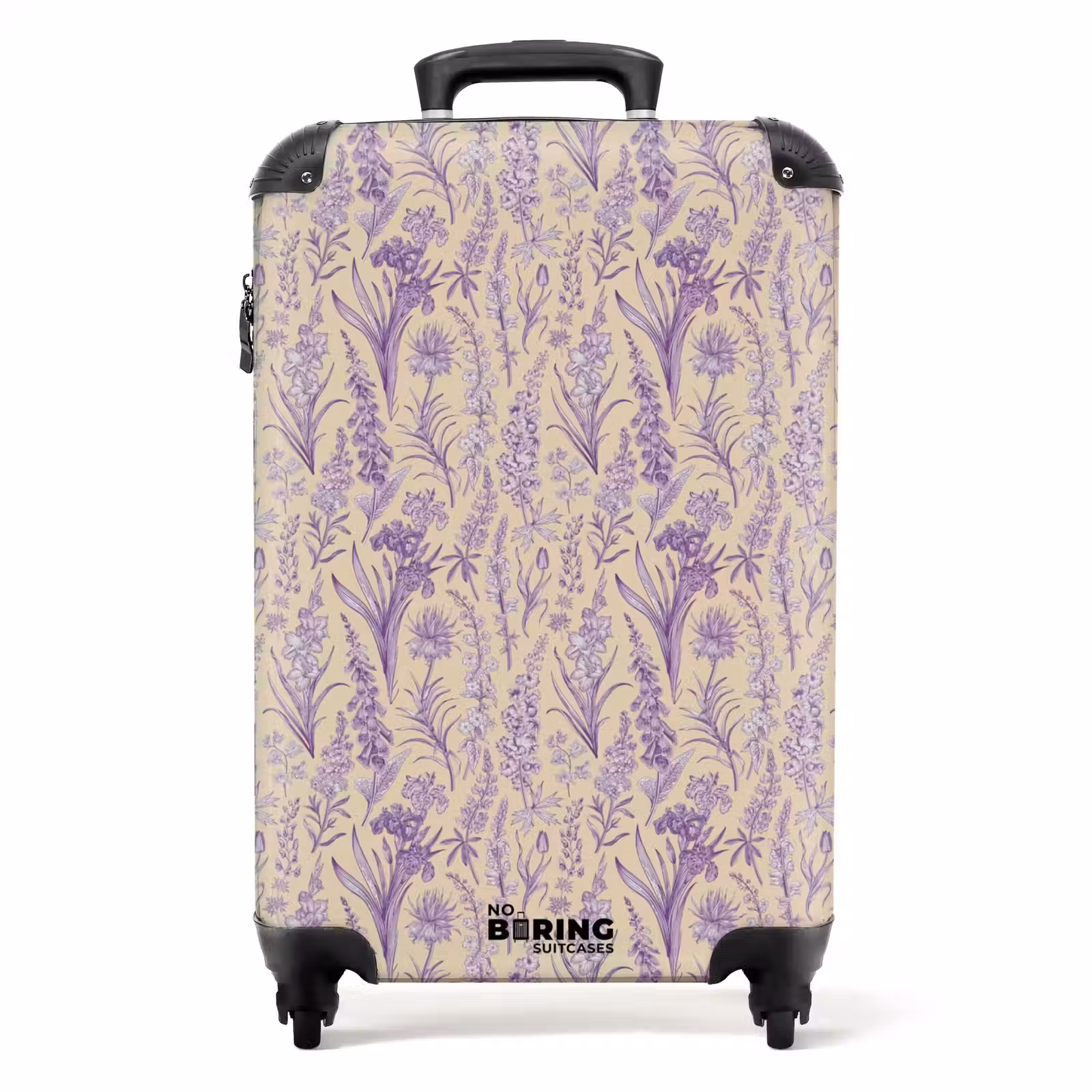 Suitcase - Classic floral pattern purple — 1