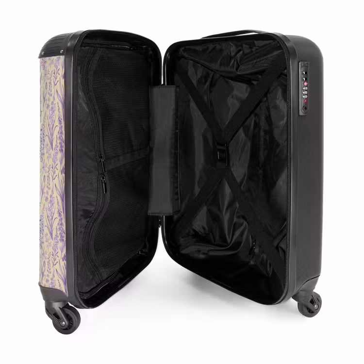 Suitcase - Classic floral pattern purple — 5