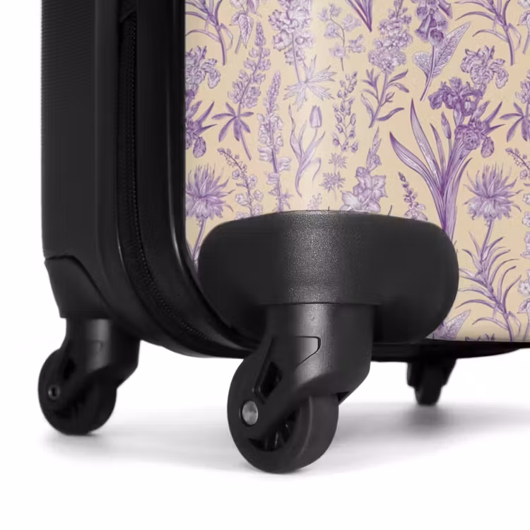 Suitcase - Classic floral pattern purple — 7