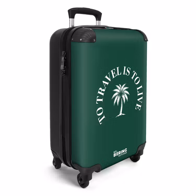 Suitcase - To Travel Is To Live — 2