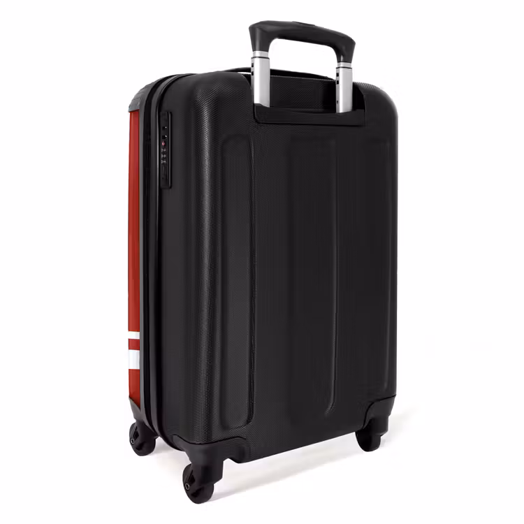 Suitcase - Red background with white cross pattern at lower left — 3