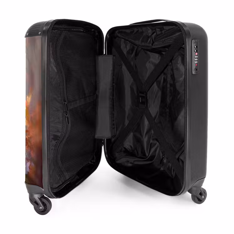 Suitcase - Suitcase - Horse - Flowers - Nature - Purple - Animals — 5