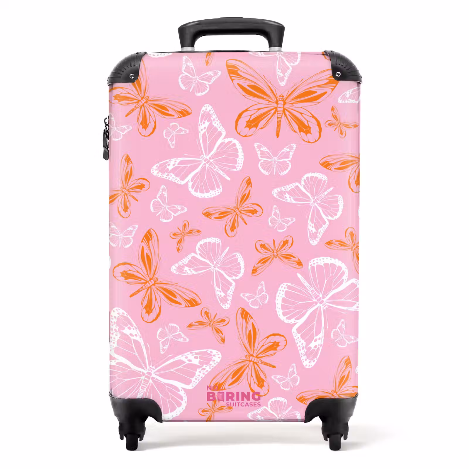 Suitcase - Pattern of colored butterflies — 1