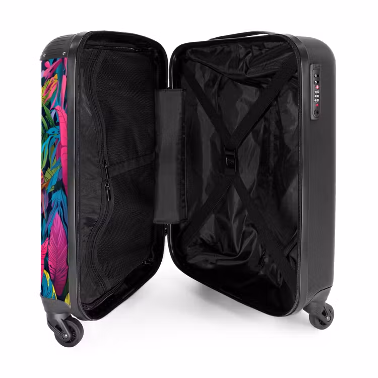 Suitcase - Colorful parrot — 4