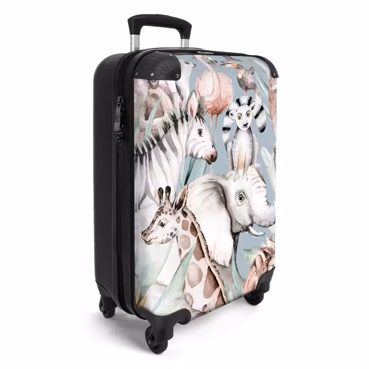 Suitcase - Jungle in Light Colors — 2