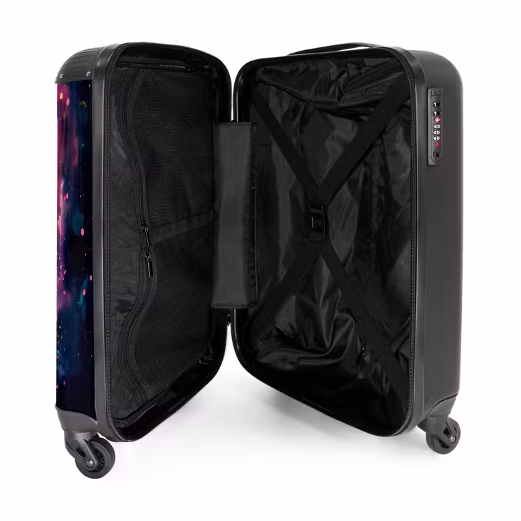 Suitcase - Lion of paint splatters — 4