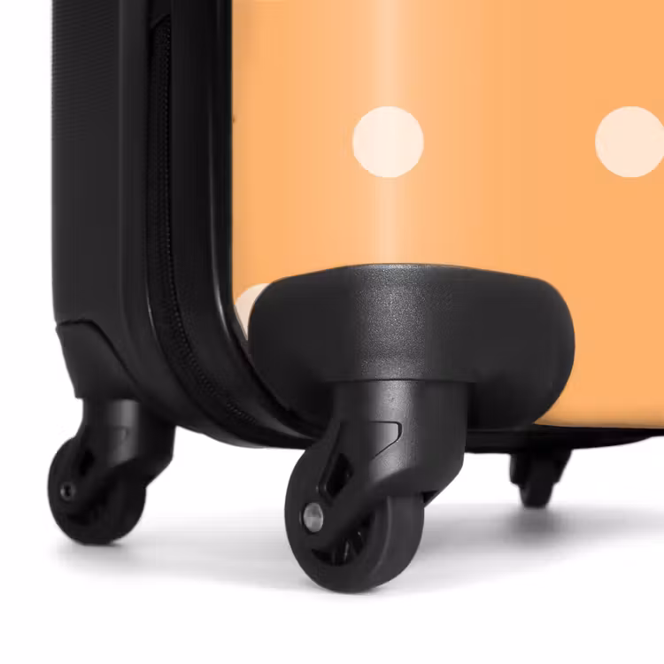 Suitcase - Orange dots pattern — 6