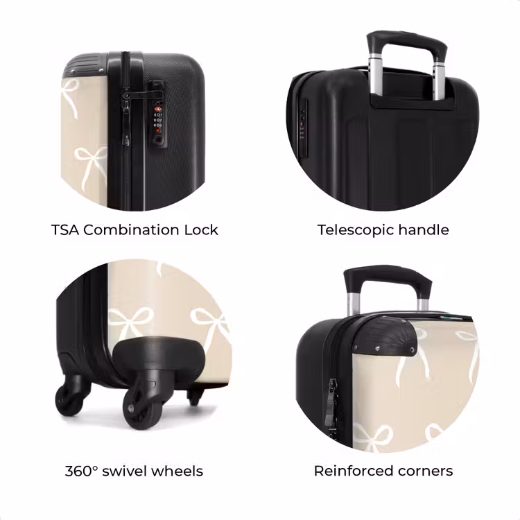 Suitcase - Pattern of bows — 7