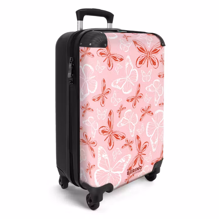 Suitcase - Pattern of butterflies — 2