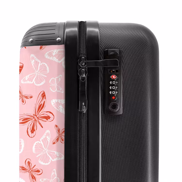 Suitcase - Pattern of butterflies — 5