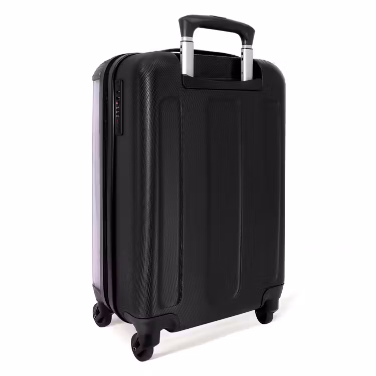 Suitcase - Purple background with white butterfly — 3