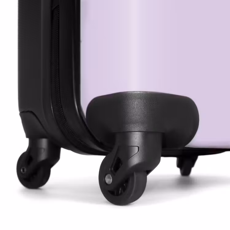 Suitcase - Purple background with white butterfly — 6