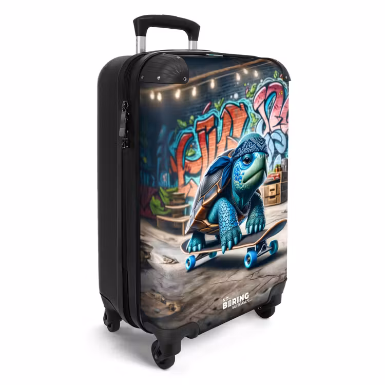 Suitcase - Skater turtle — 2