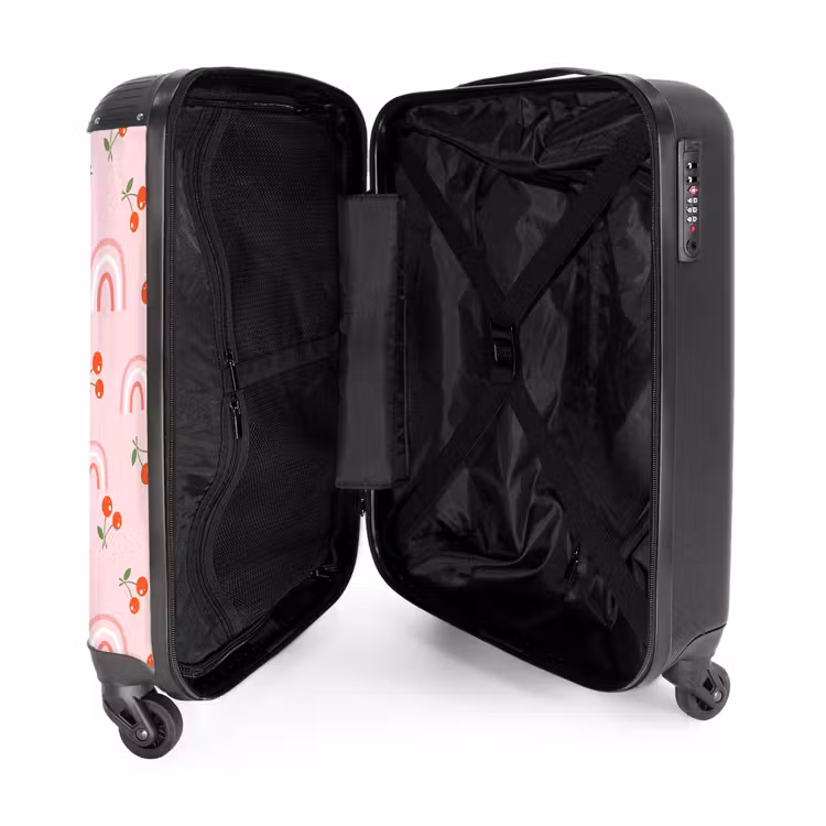 Suitcase - Cherry and rainbow pattern — 4