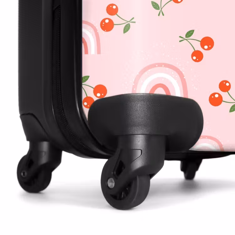 Suitcase - Cherry and rainbow pattern — 6