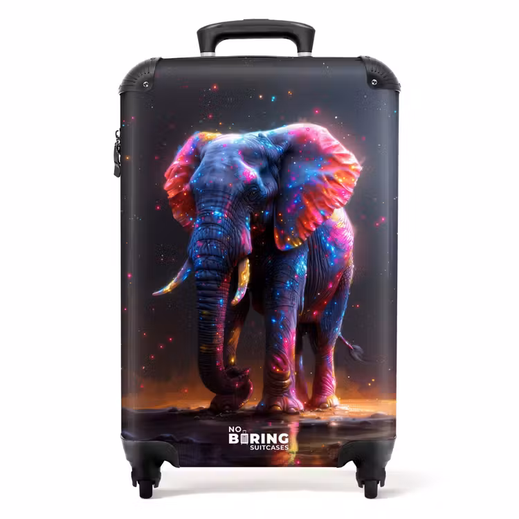 Suitcase - Elephant on space journey — 1