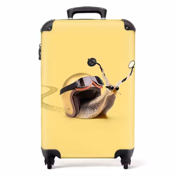 Suitcase - Escar-Go - Yellow — 1