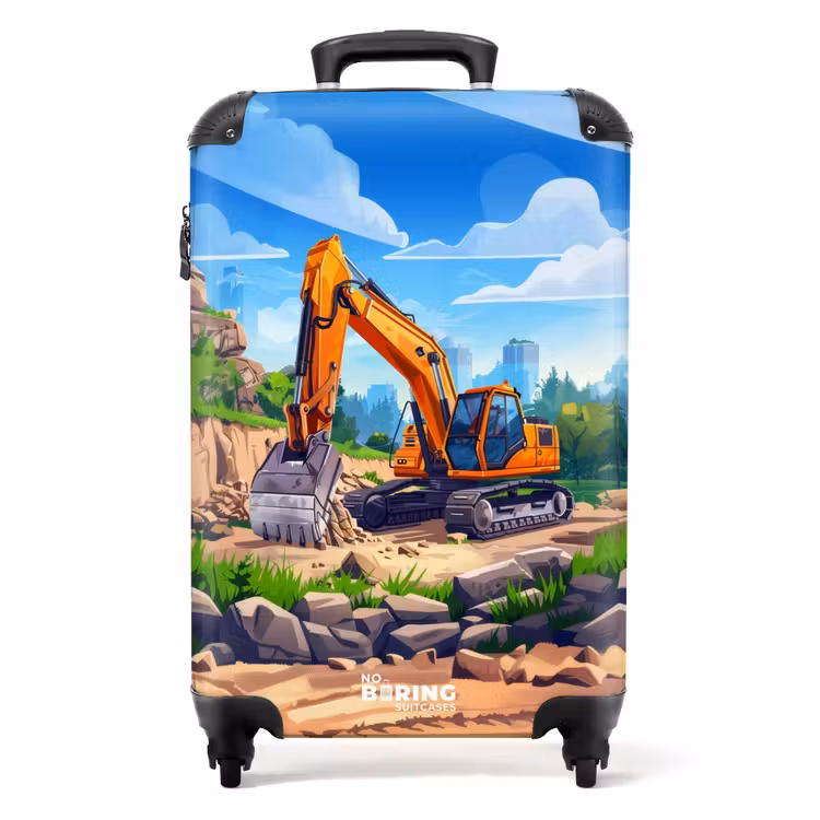 Suitcase - Excavator in action — 1