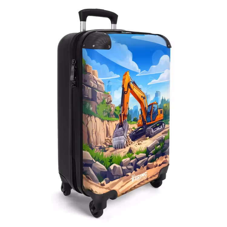 Suitcase - Excavator in action — 2
