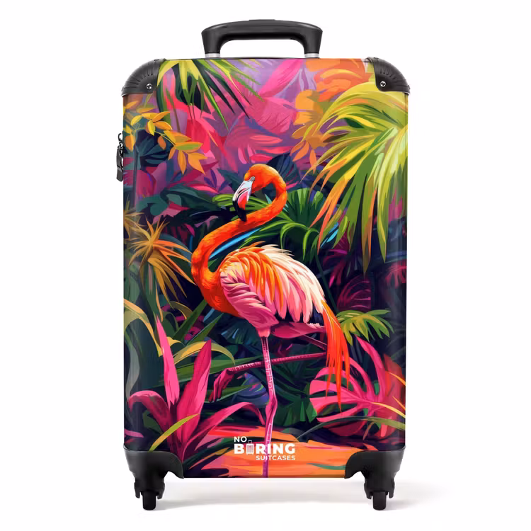 Suitcase - Ferry flamingo — 1