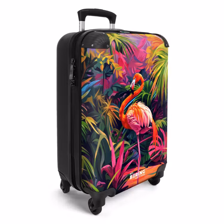 Suitcase - Ferry flamingo — 2