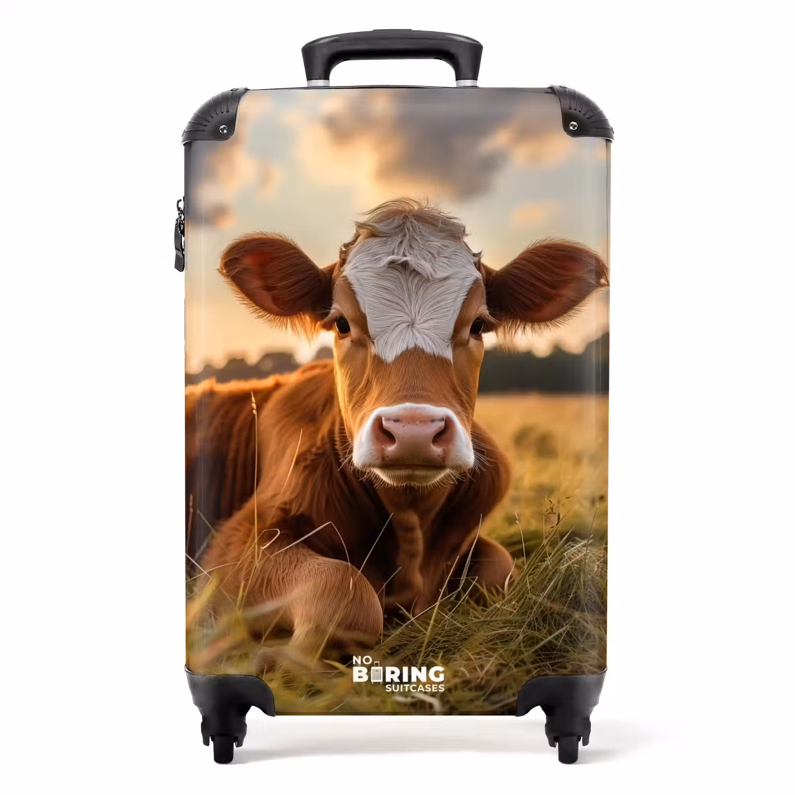 Suitcase - Cow in pasture — 1
