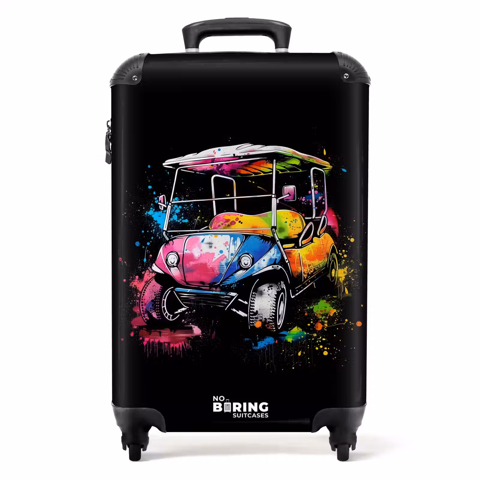 Suitcase - Golf cart with graffiti — 1
