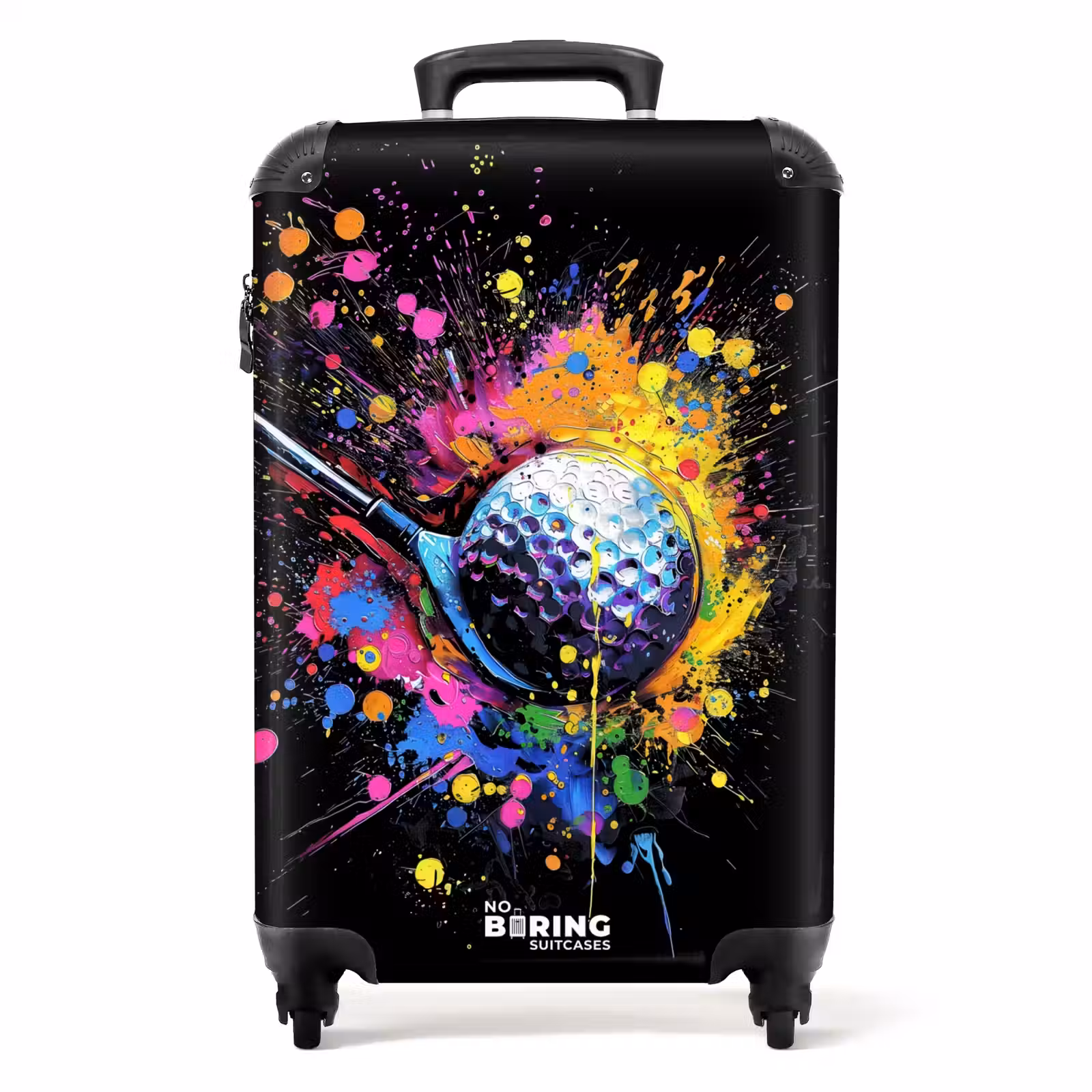 Suitcase - Golf with graffiti — 1