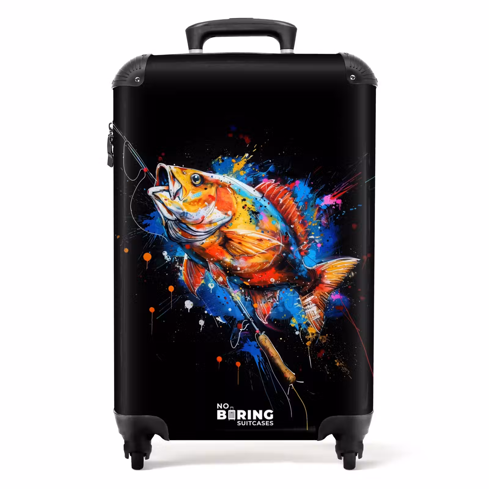 Suitcase - Sport fishing with graffiti — 1