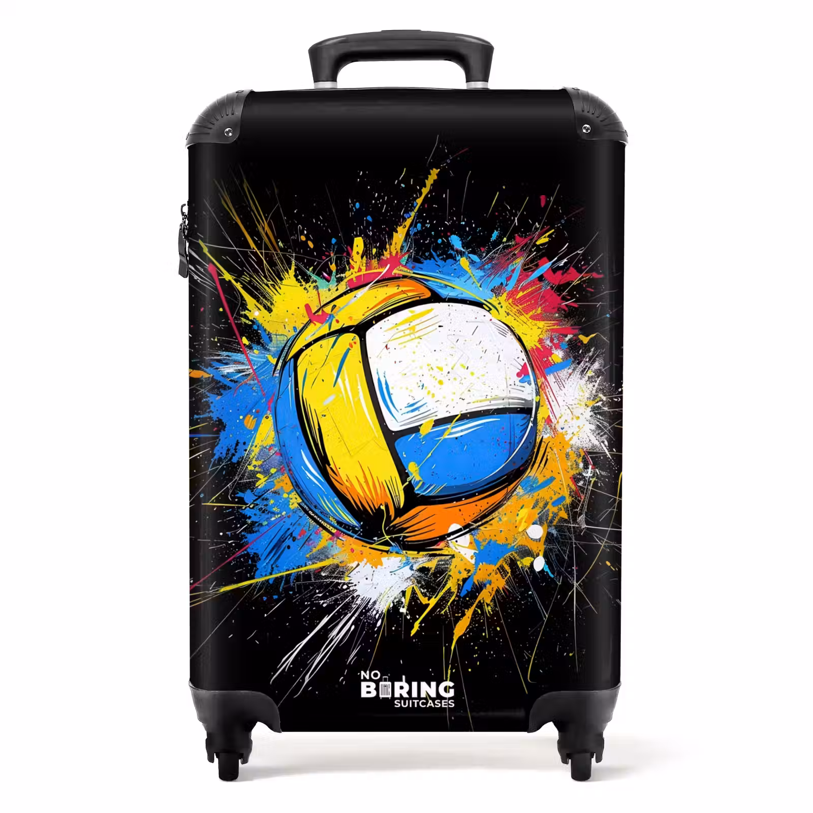 Suitcase - Volleyball with graffiti — 1
