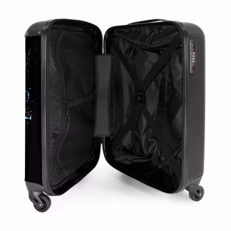 Suitcase - Colorful surfboard with flowers — 4