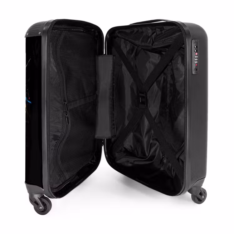 Suitcase - Dartboard with graffiti — 4