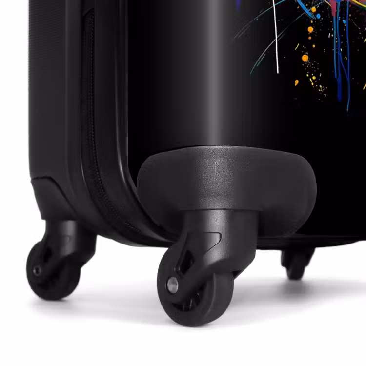 Suitcase - Dartboard with graffiti — 6
