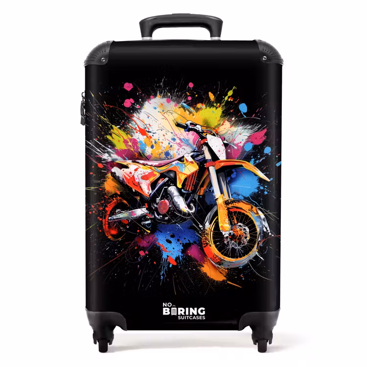 Suitcase - Engine with colorful paint — 1