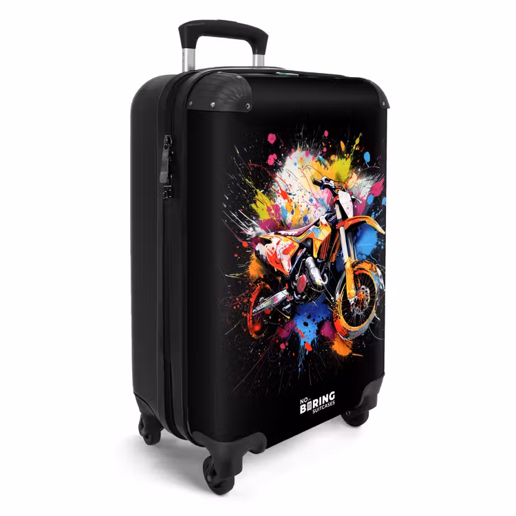 Suitcase - Engine with colorful paint — 2