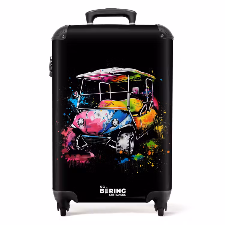 Suitcase - Golf cart with graffiti — 1