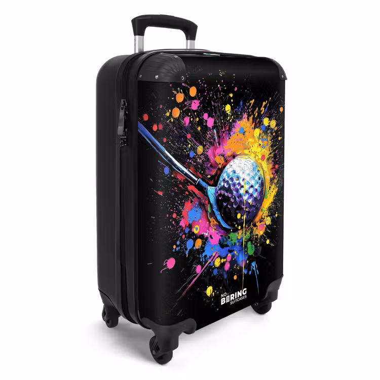 Suitcase - Golf with graffiti — 2