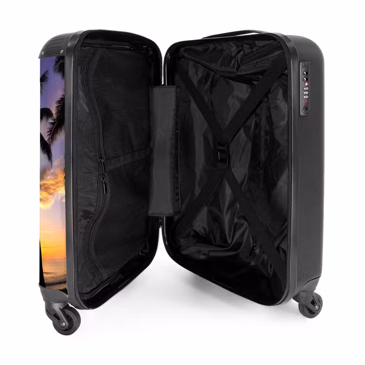 Suitcase - Palm trees at sunset — 4