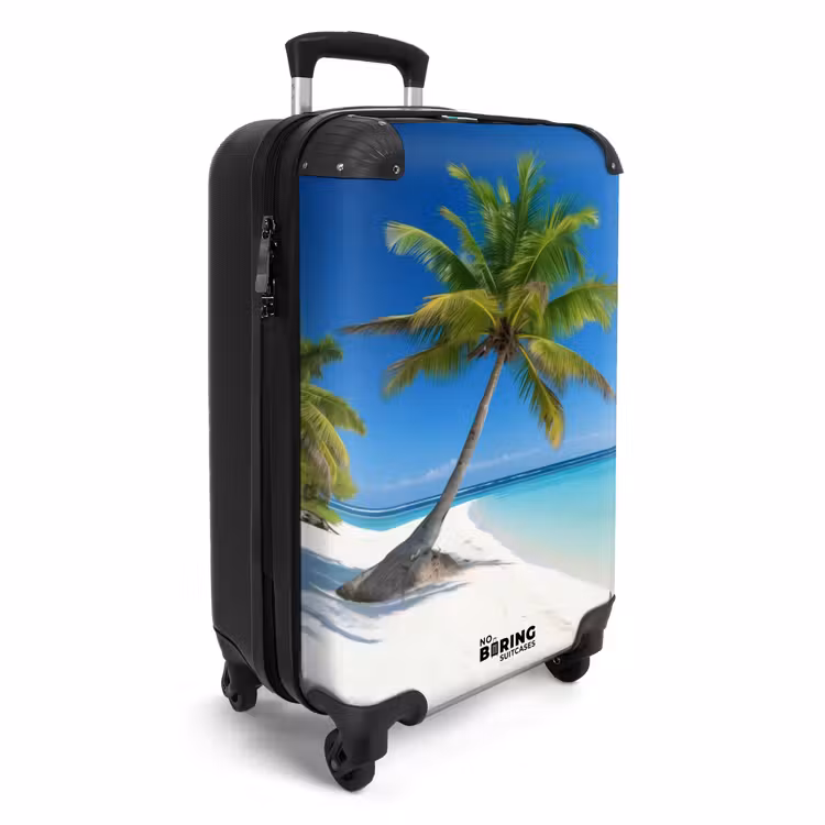 Suitcase - Palm trees on beach — 2