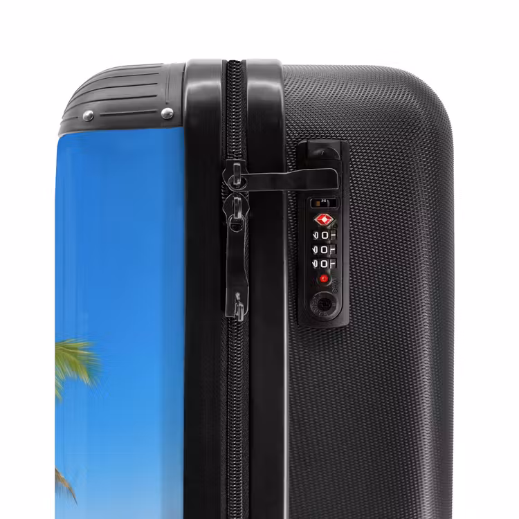 Suitcase - Palm trees on beach — 5