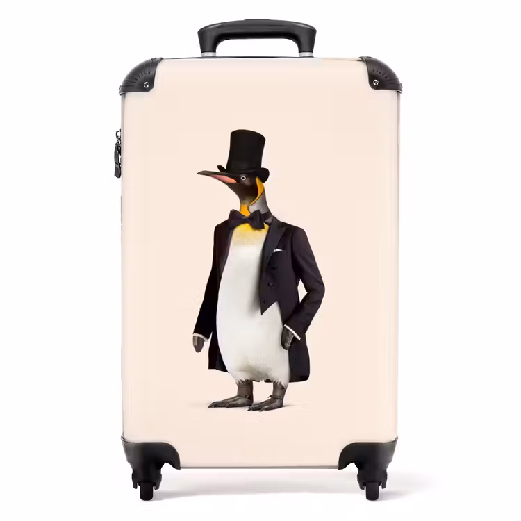 Suitcase - Penguin in Suit — 1