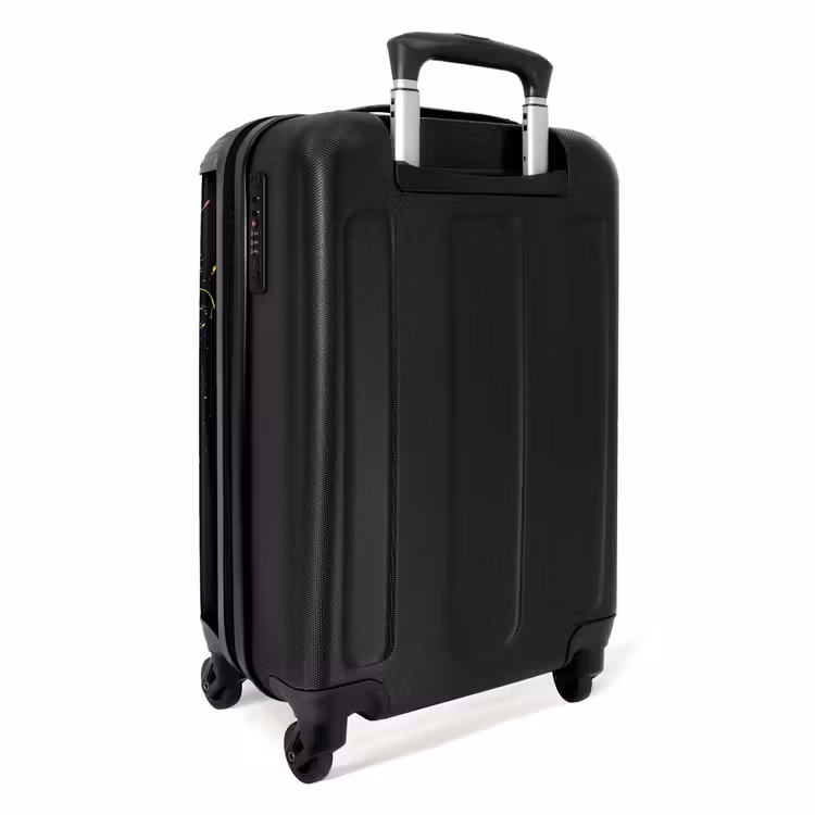 Suitcase - Pink soccer with graffiti — 3