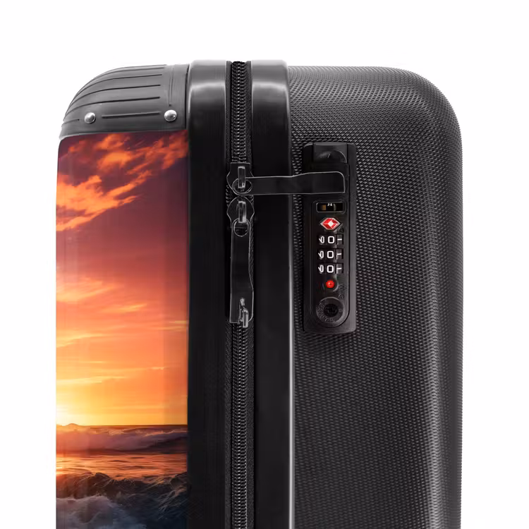 Suitcase - Sea at sunset — 6