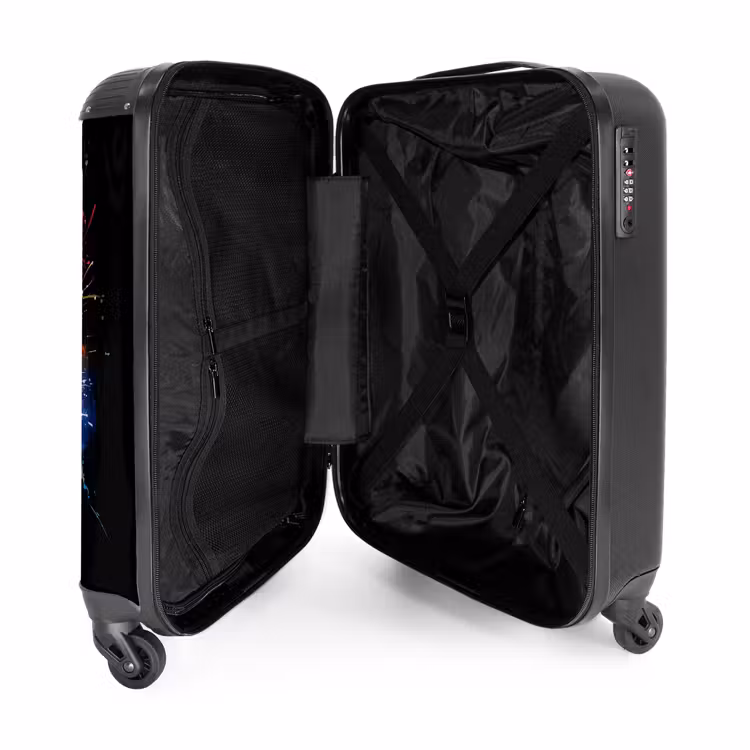 Suitcase - Snowboarder with graffiti — 4