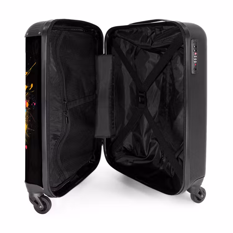 Suitcase - Soccer with colorful graffiti — 4